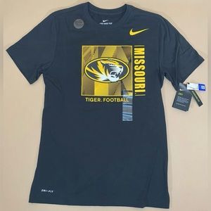 NEW! Nike Dri Fit Missouri Tigers Football Shirt ~ MIZZOU Size Small CT7670-010